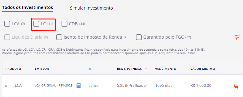 Passo 01 Filtro - Letra De Câmbio (LC) - Como Funciona E Por Onde Investir