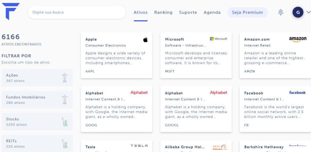 fundamentei site para analisar acoes 1024x502 - Os 9 Melhores Sites de Análise de Ações [Completo]